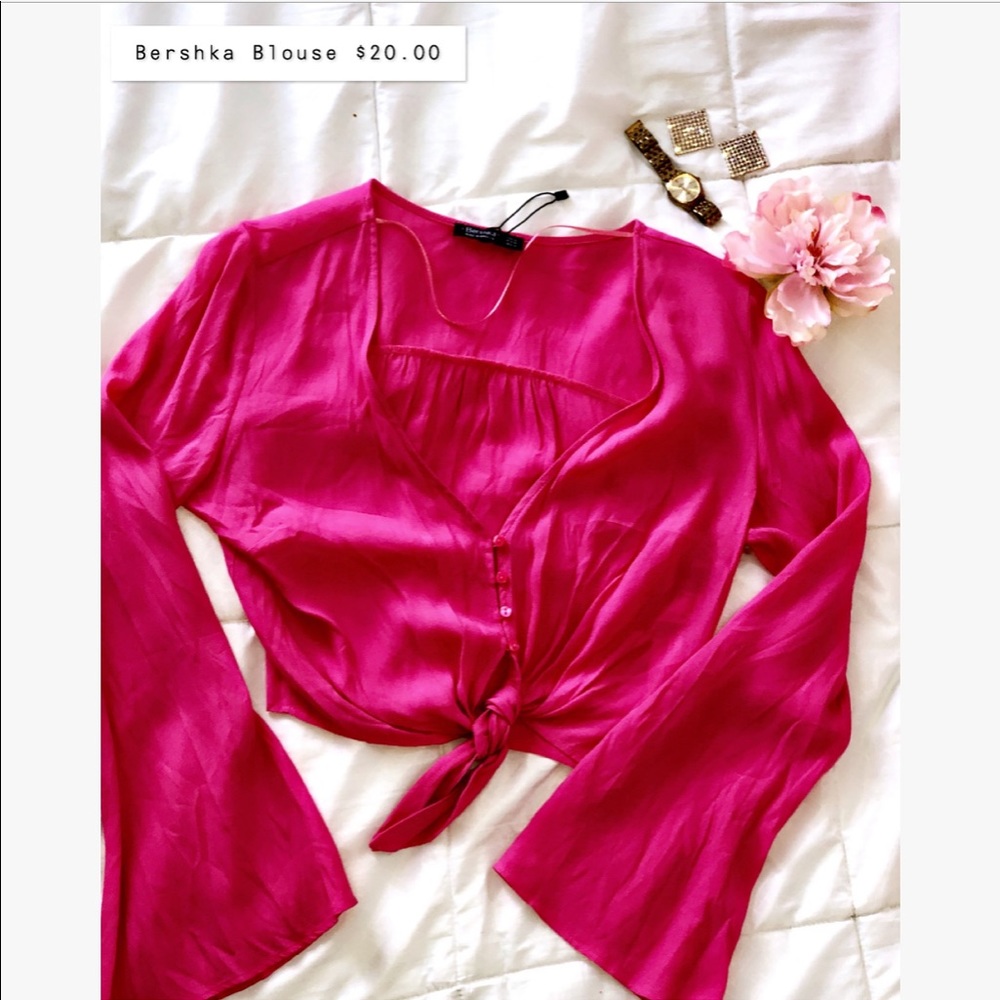 Bershka Blouse PINK